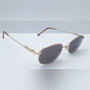 Capri FX3 Gold Oval Sunglasses Frames Only